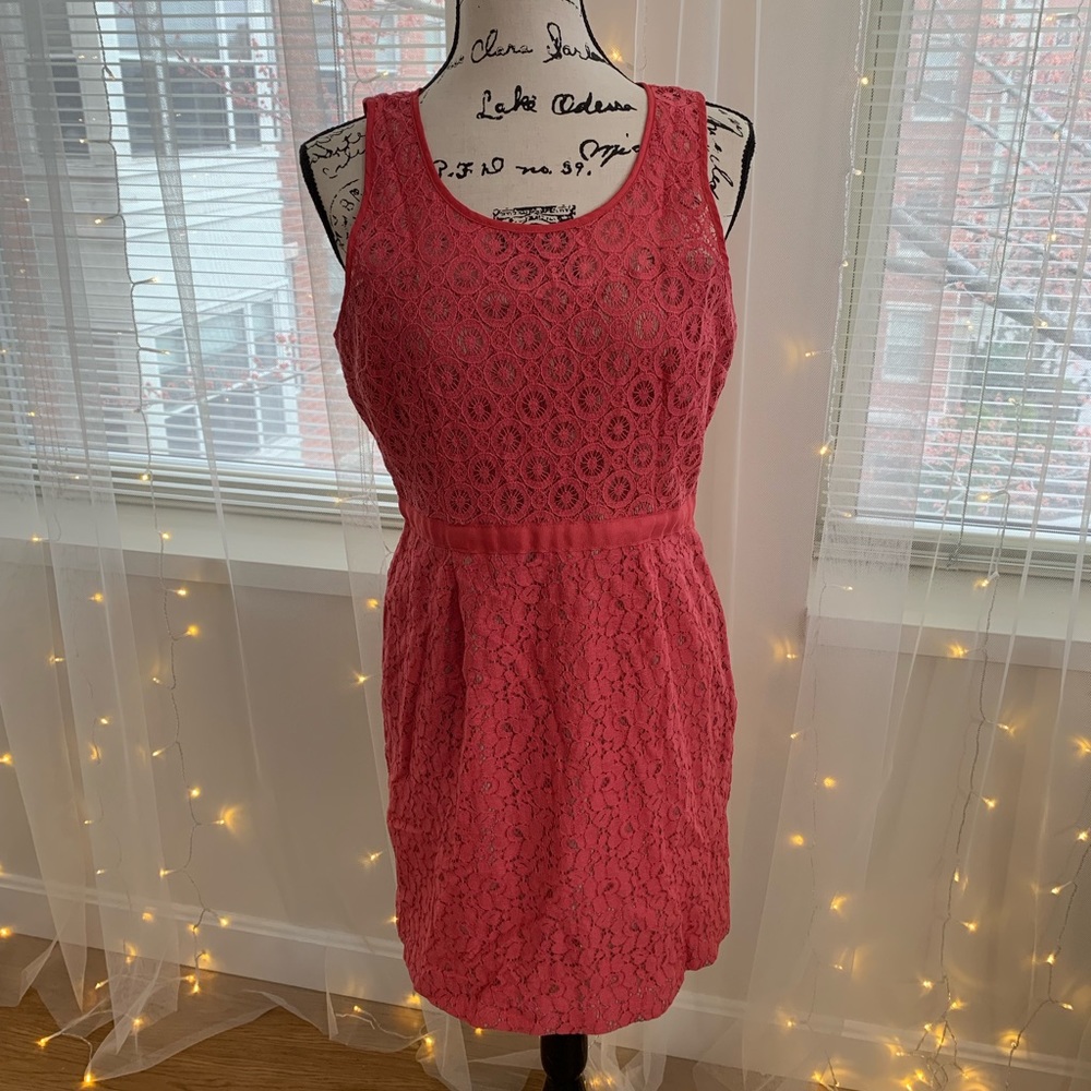 Coral dress